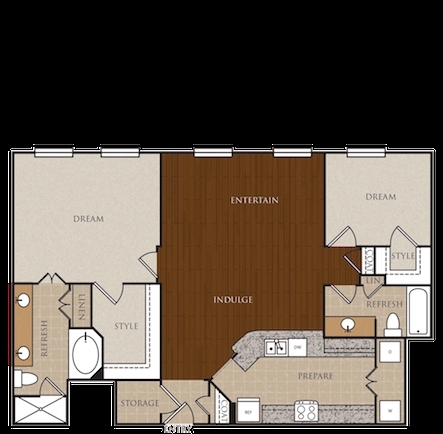 Floorplan - Bell Tower Flats