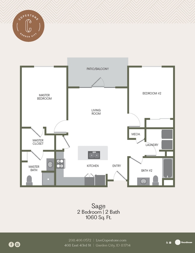 Floorplan - Copestone Apartments