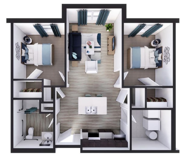 Two Bedroom.png - Victory Vistas