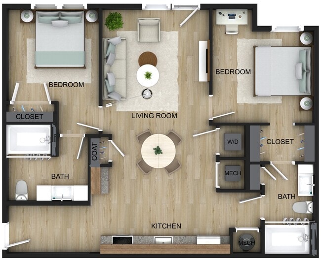 Floorplan - Joyfield Flats at Woodbridge