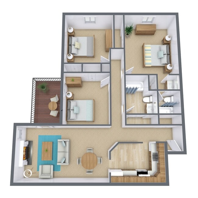 Floorplan - Westview Towers