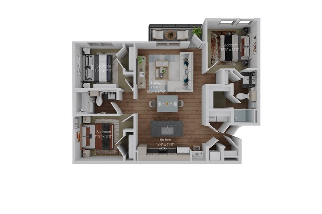 Floorplan - Stella Luxury Apartment Homes