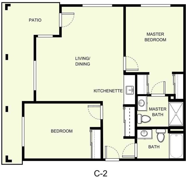 Floor Plan C-2 - Pearl Crossing