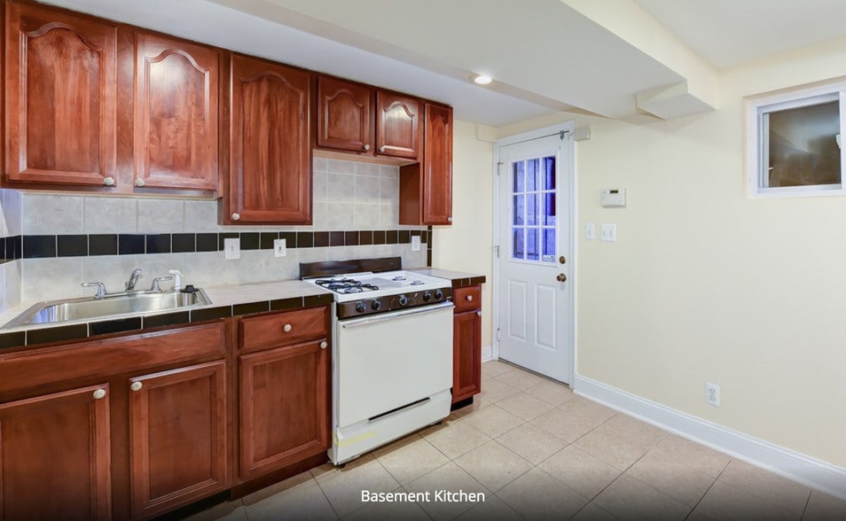 Modern basement kitchen (2nd Kitchen) - 1216 Florida Ave NE