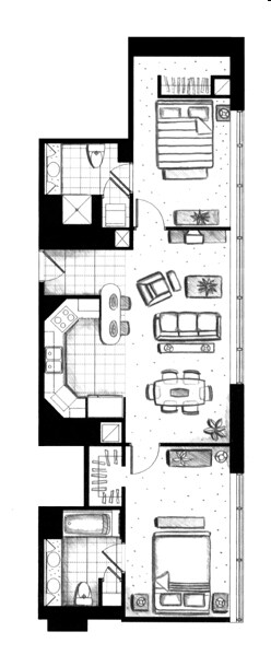 2BR/2BA - Hawaiki Tower