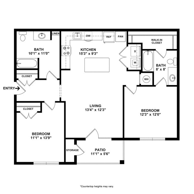 Floorplan - Smyrna Village Apartments of Louisville