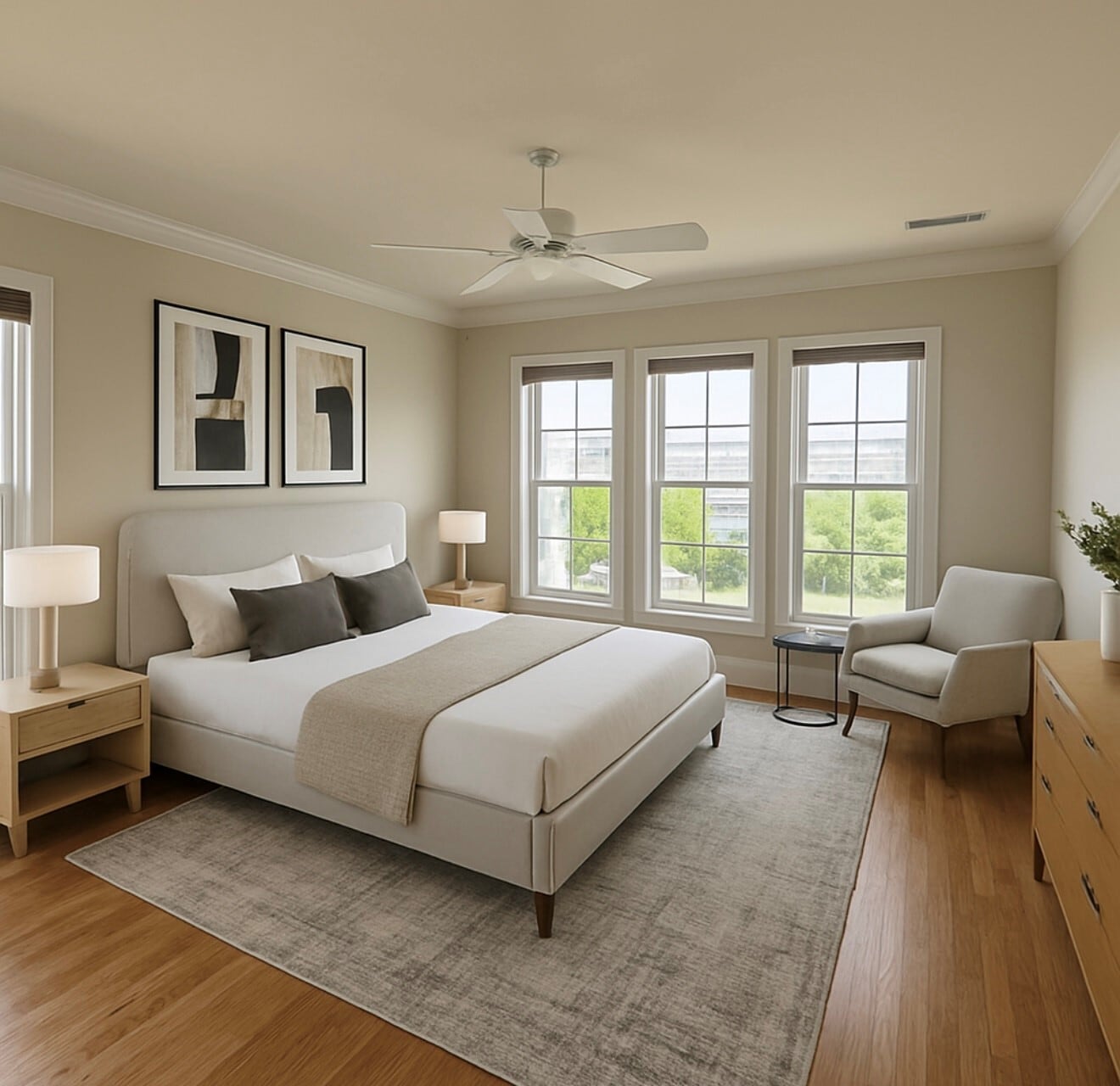 Master Bedroom (Virtually Staged) - 132 Clocktower Dr