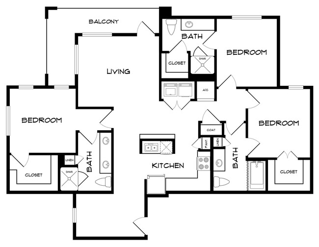 Floorplan - Windsor Apartments