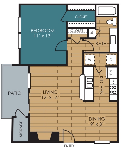 Floorplan - The Manhattan Apartments