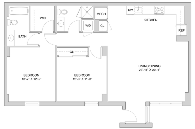 Floorplan - The Modern at Art Place