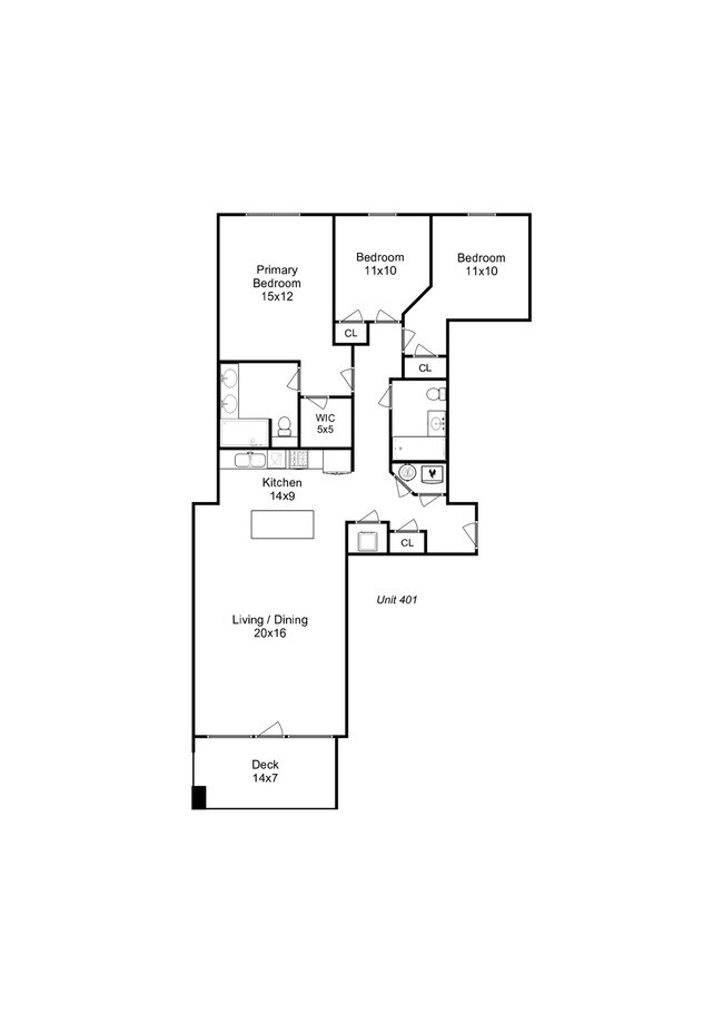 Floorplan - 3101 N Milwaukee Ave