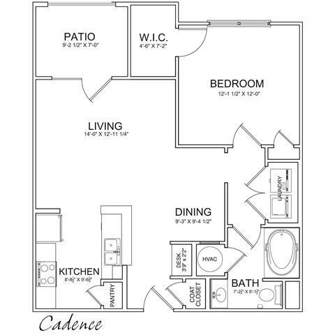 Floorplan - Vue at Embry Hills