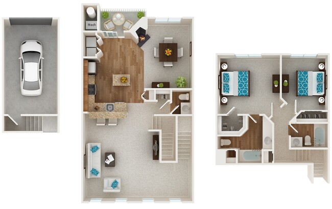 Floorplan - Townes at Village Center