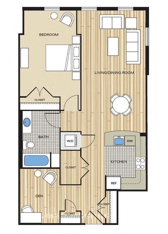 Floorplan - Clayborne Apartments