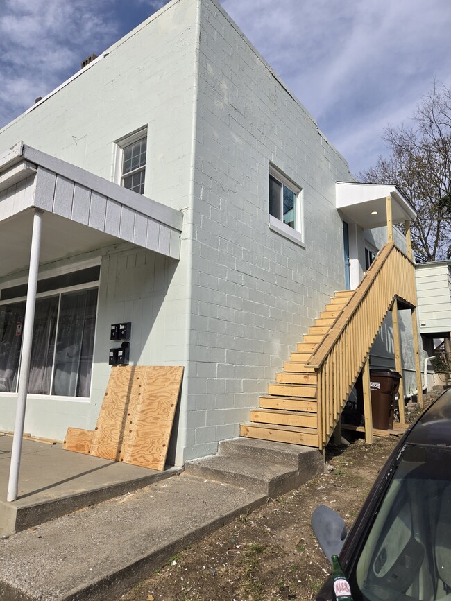 New Front Stairs w/ covered entrance - 401 North St