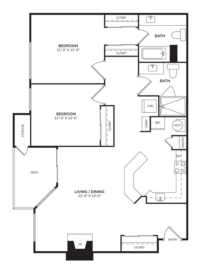 Floorplan - Windsor Juanita Bay