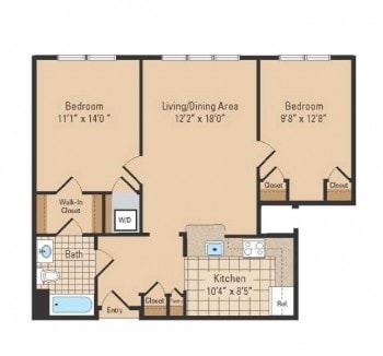 2BR/1BA - Chatham Estates