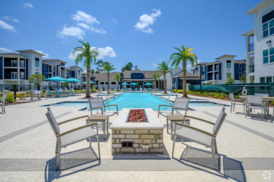Pool & Outdoor Lounge Area - The Hangar