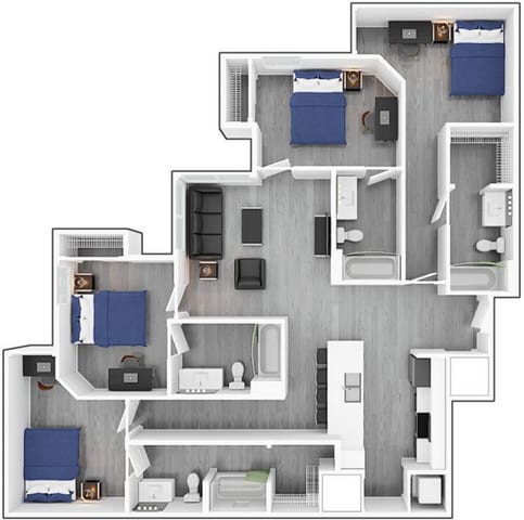 4 Bedroom Corner - Park Place Denton