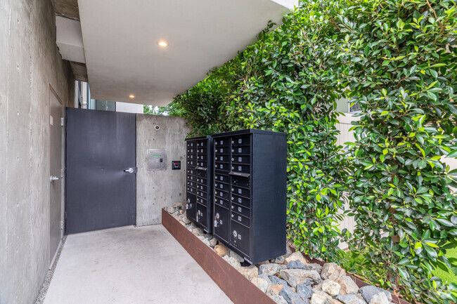 Mail Boxes in garden setting - The Fort