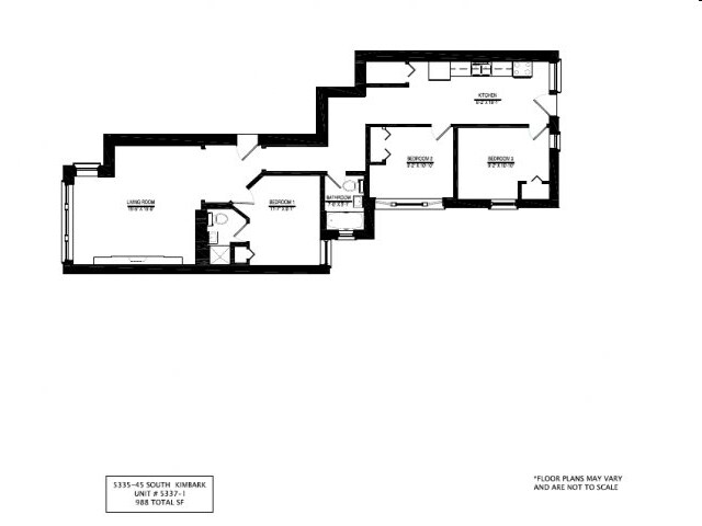 3BR/2BA - 5335-5345 S. Kimbark Avenue