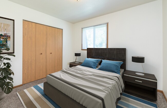 Fargo, ND White Ridge Apartments | Bedroom - White Ridge