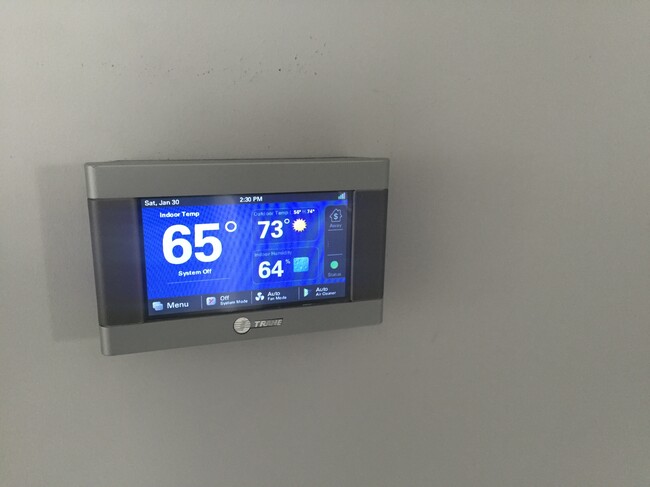 Trane digital thermostat - 499 Evergreen Ave