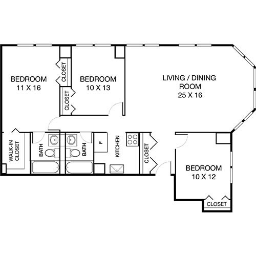 Floorplan - Hyde Park Tower