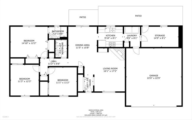 Building Photo - Don’t Miss This! | 3 Bed 2 Bath Home for Rent | 2-Car Garage | Private Backyard | Rio Rancho SE