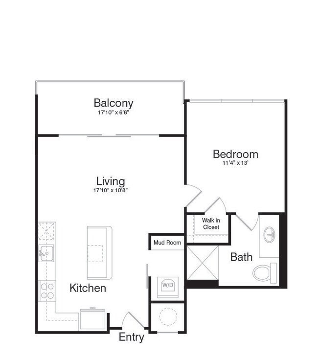 Floorplan - The Katy at Victory Park