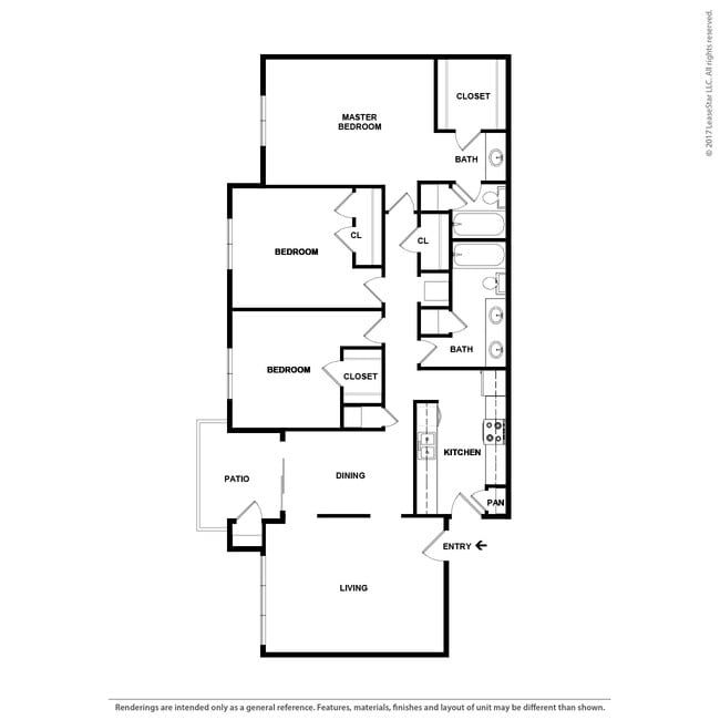 Floorplan - Windbury Apartments