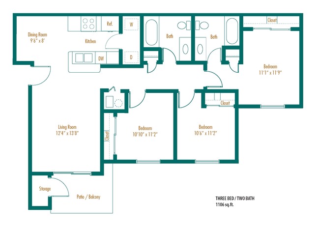 3BR/2BA - Sycamore Springs