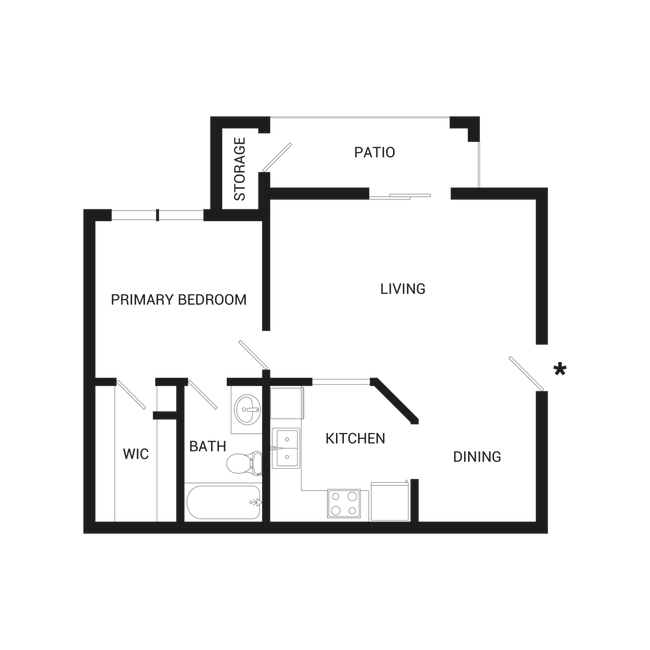Floorplan - The Elise Apartments