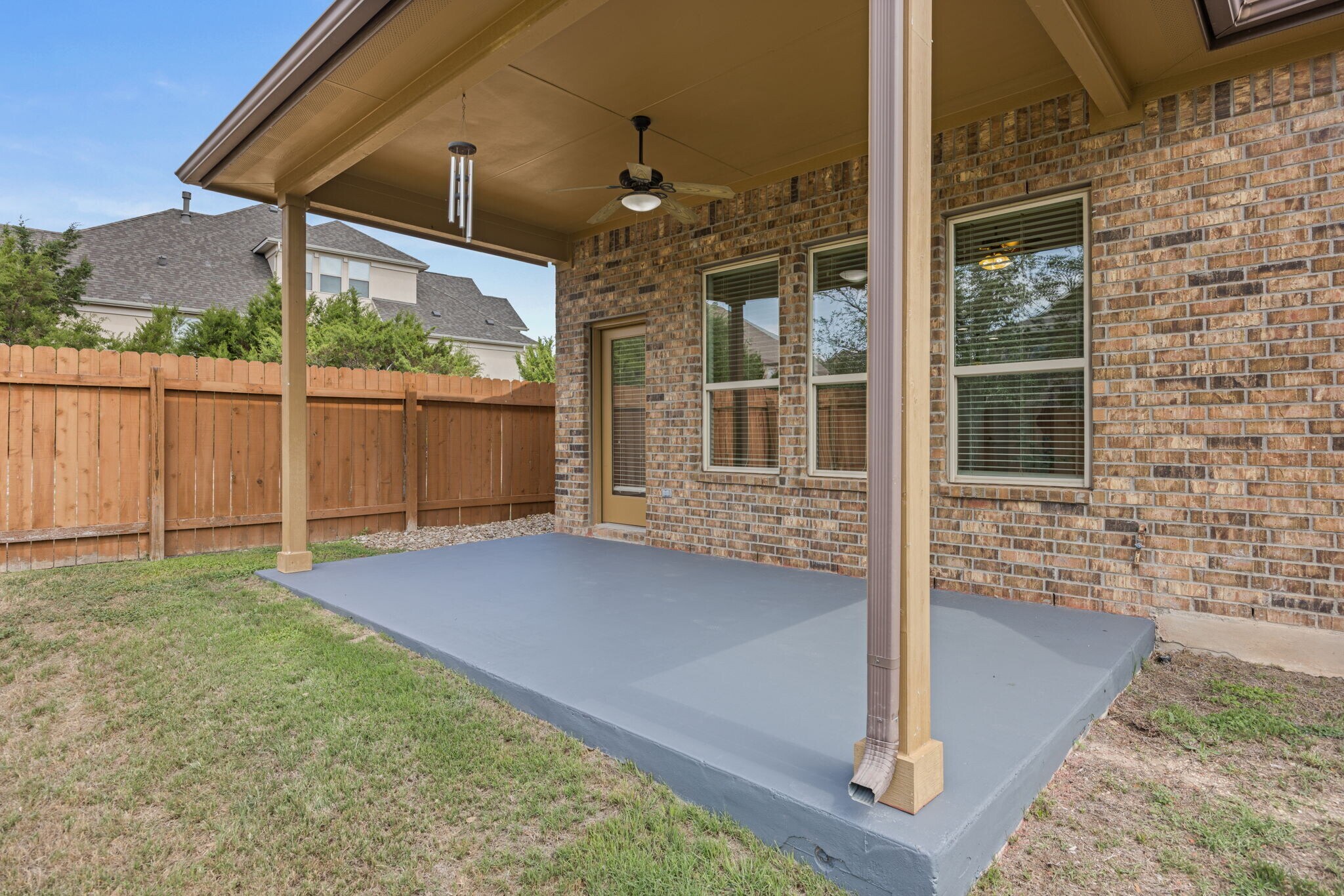 back patio - 5929 Gunnison Turn Rd