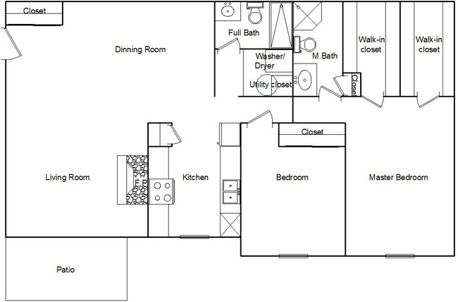2BR/2BA - West Woods 217-546-7575