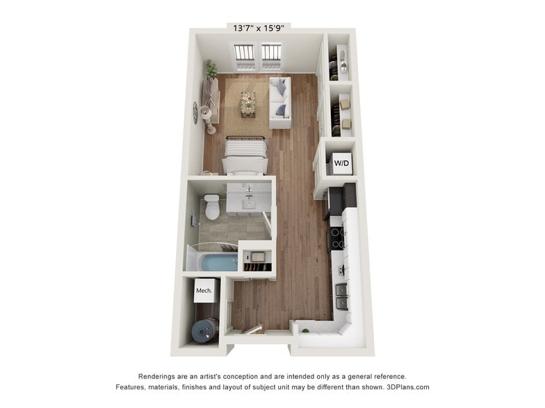 Interior Photo - Residences at Hadley Falls