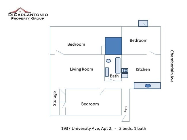 Floorplan - 1937 University Ave