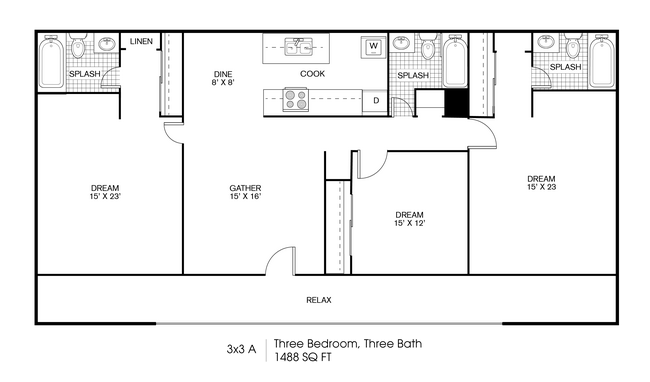 Floorplan - The Iris Apartments