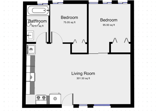 Floorplan - Cimarron Apartments