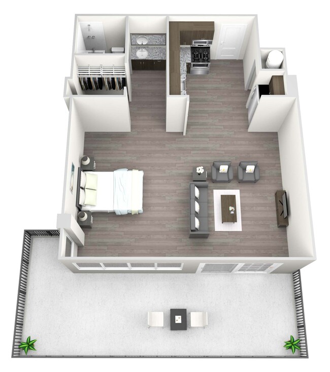 Floorplan - 230 West Alabama Apartments