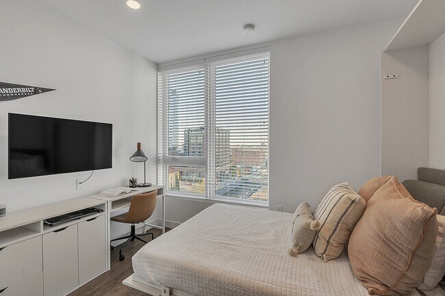 Broadway Studio Murphy - Bed Open - Broadview at Vanderbilt