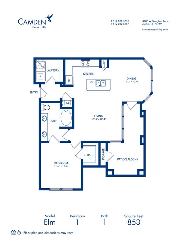 Floorplan - Camden Cedar Hills