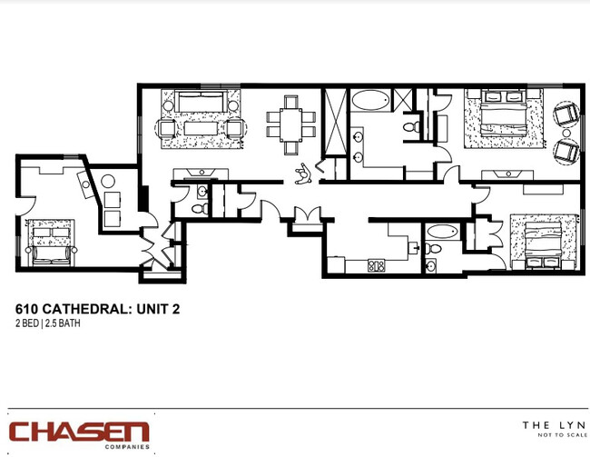 Floorplan - The Lyn at 610 Cathedral Street