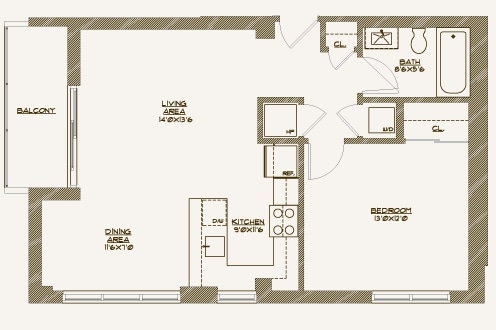 1BR/1BA - Le ROI Residences