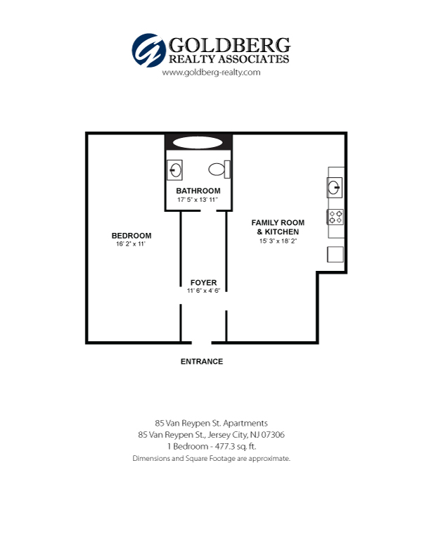 Floorplan - 85 Van Reypen Street Apts