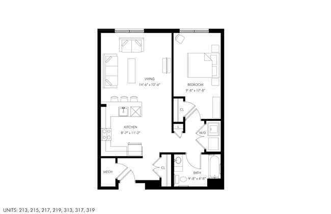 Floorplan - Wall Street Place