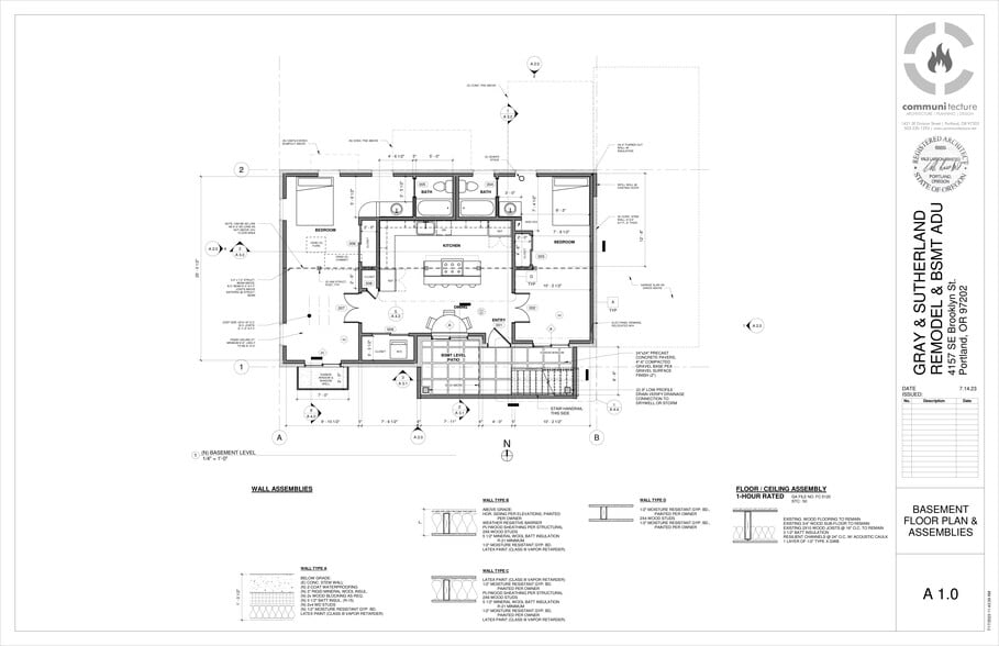The Roost Floor Plan - 4157 SE Brooklyn St