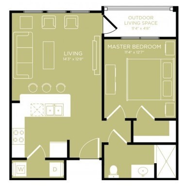 Floorplan - Retreat at Wylie 55+ Active Adult Apartmen...