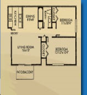 2BR/1BA - Bailey Park