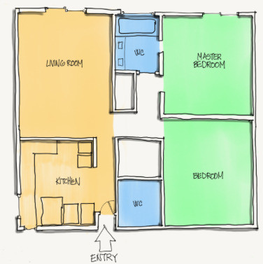 Floor plan - 3516 Multiview Dr